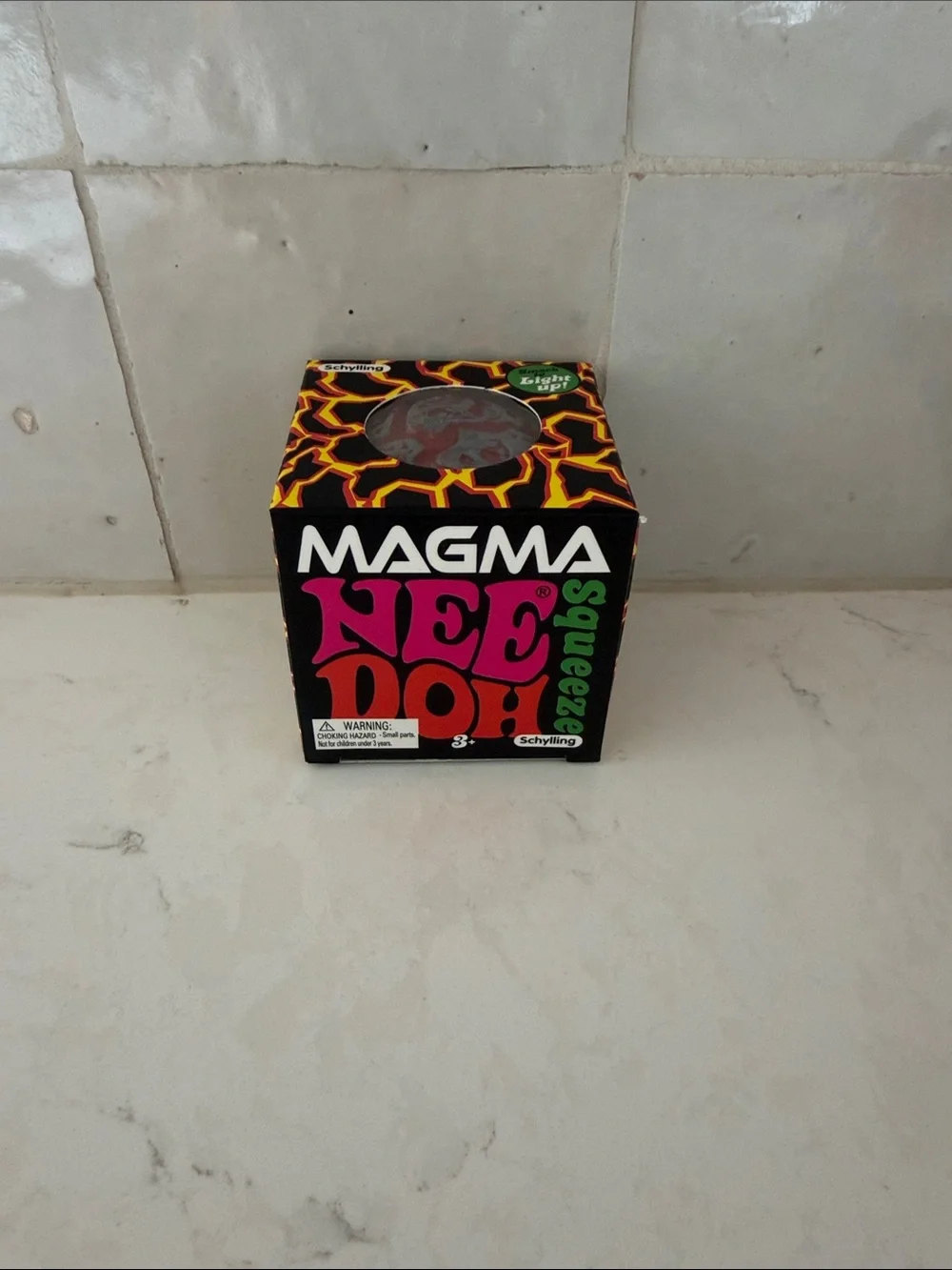 NEW IN BOX NeeDoh Magma Squishy - Black & Orange